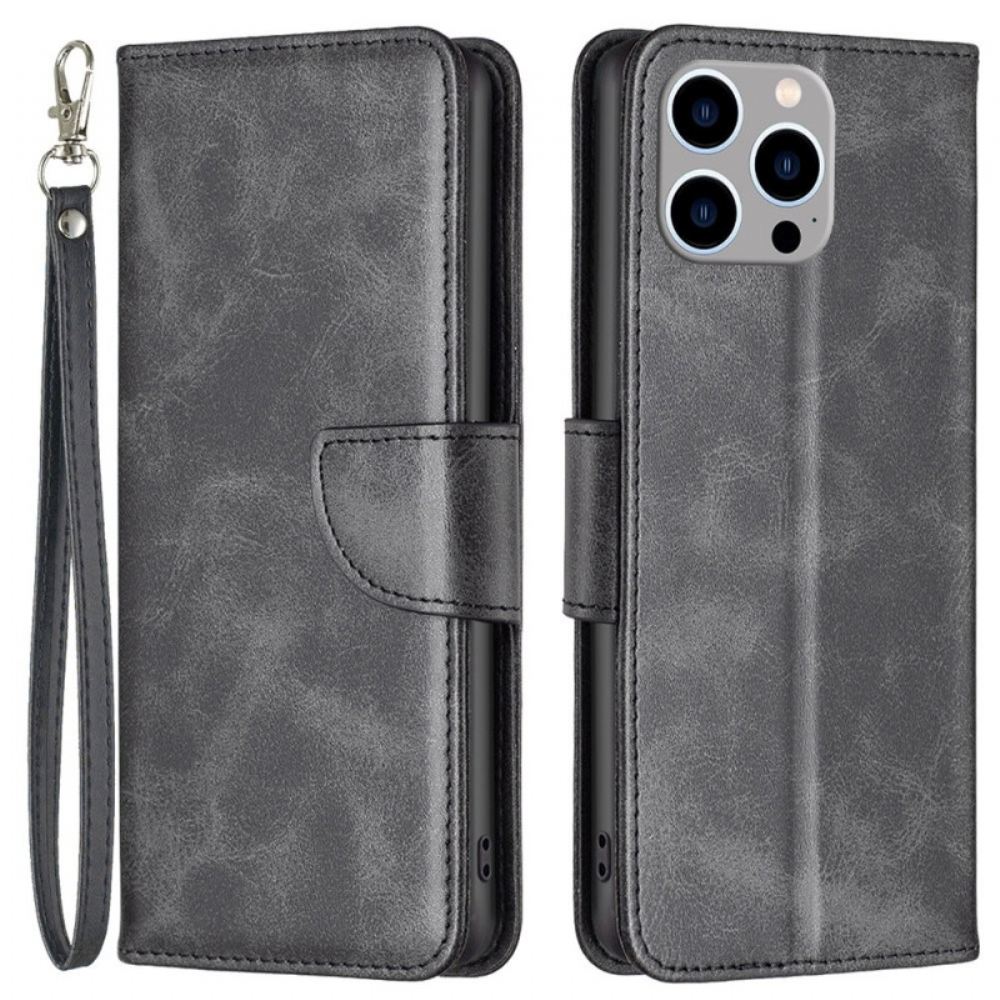 Flipové Pouzdro Na iPhone 14 Pro Max Šikmá Spona