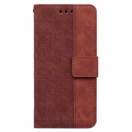 Kožené Pouzdro Na iPhone 14 Pro Max Na Lana Design Popruhu