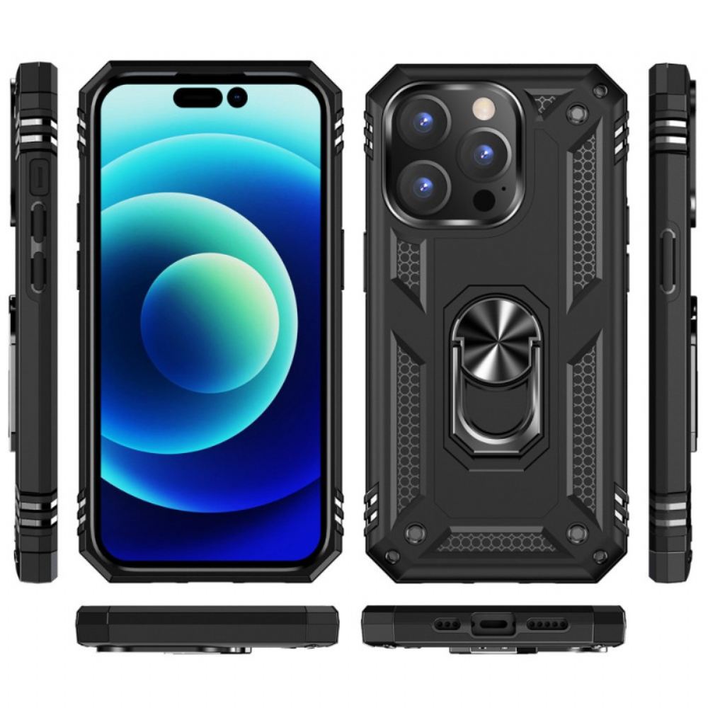 Kryt Na iPhone 14 Pro Max Návrh Prstencové Podpory