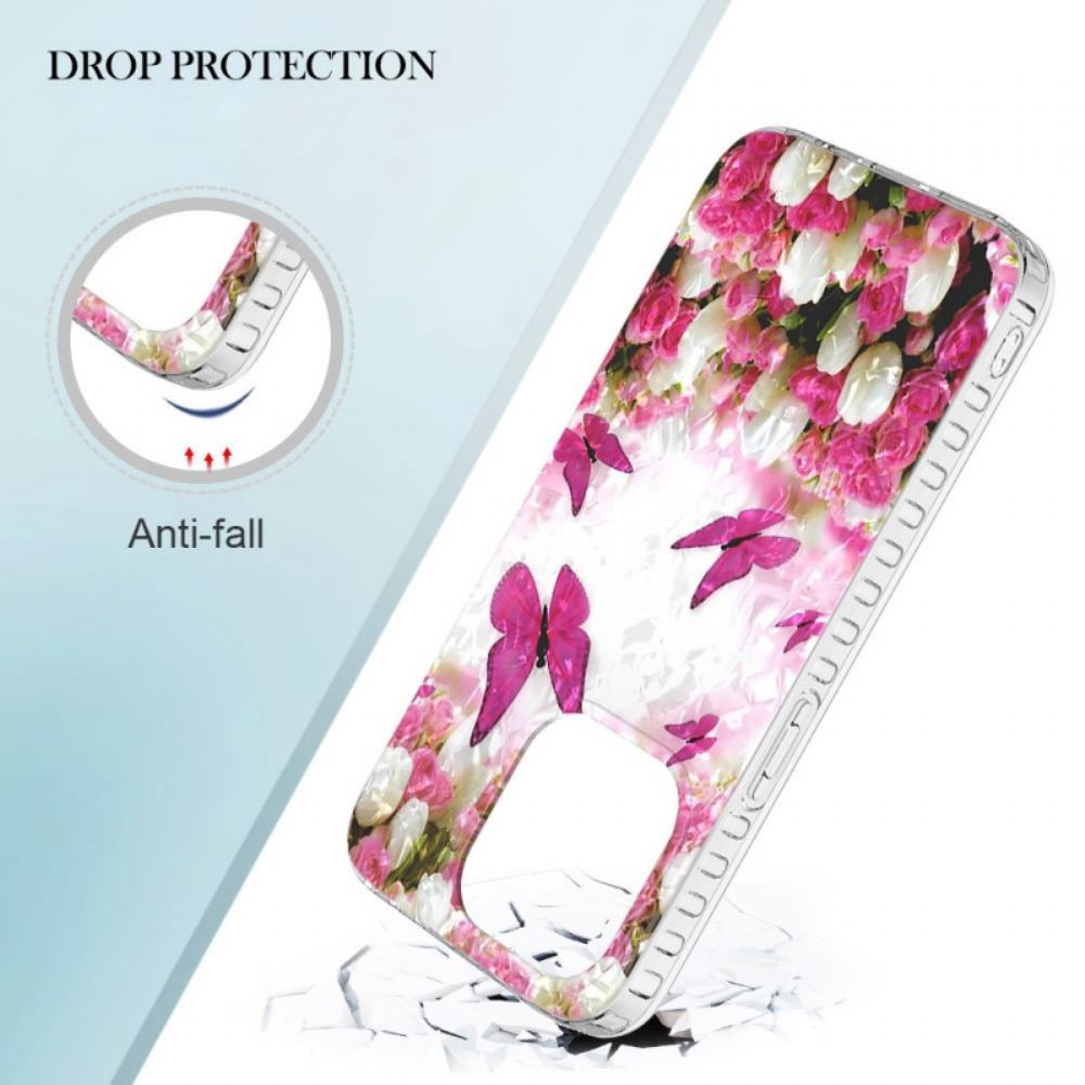 Kryt Na iPhone 14 Pro Max Styloví Motýli