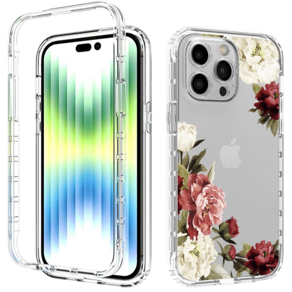 Kryt Na iPhone 14 Pro Max Vylepšená Květinová
