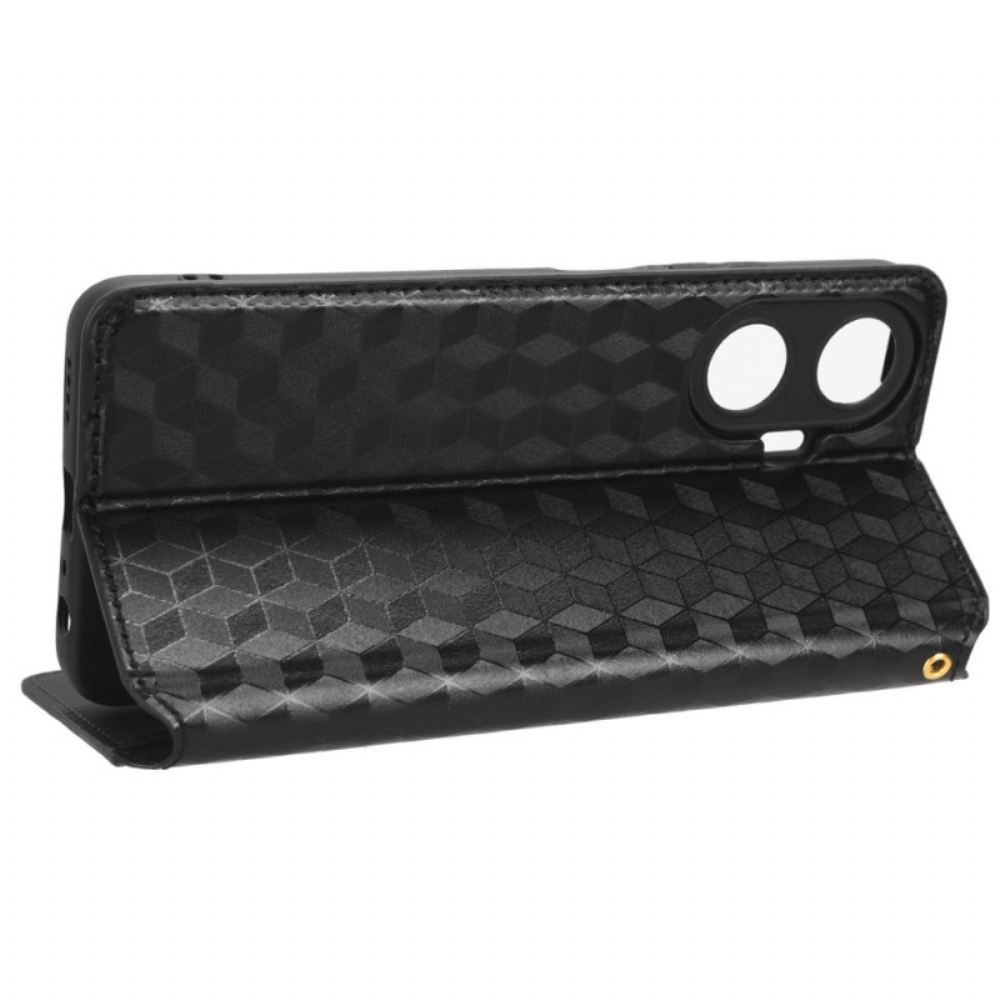 Kožené Pouzdro Realme C55 Kryty Na Mobil 3d Vzor