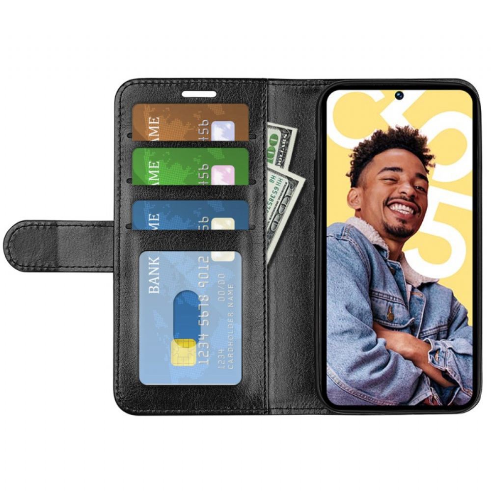 Kožený Kryt Realme C55 Vintage Umělá Kůže