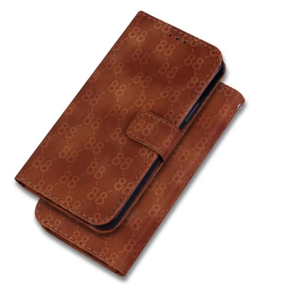 Peněženková Pouzdra Realme C55 Kryty Na Mobil Design 88 S Řemínkem