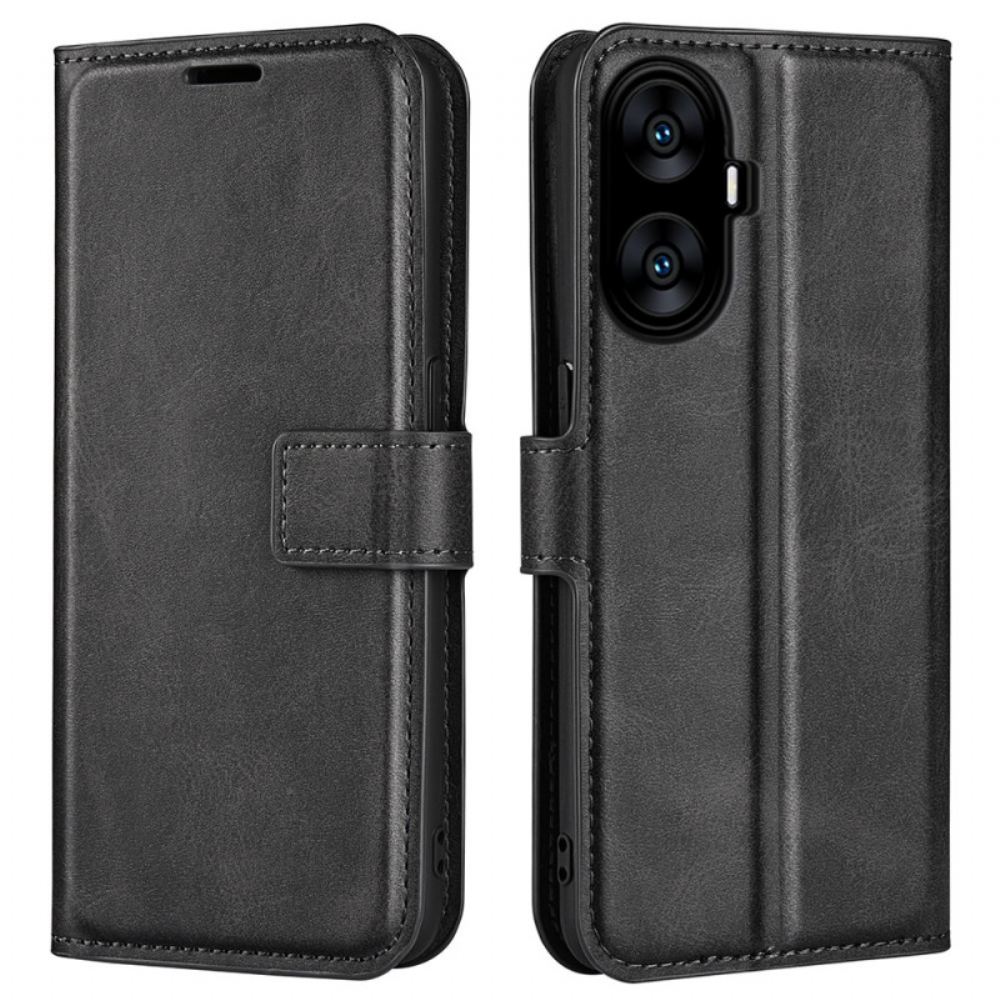 Peněženková Pouzdra Realme C55 Kryty Na Mobil Kožený Styl