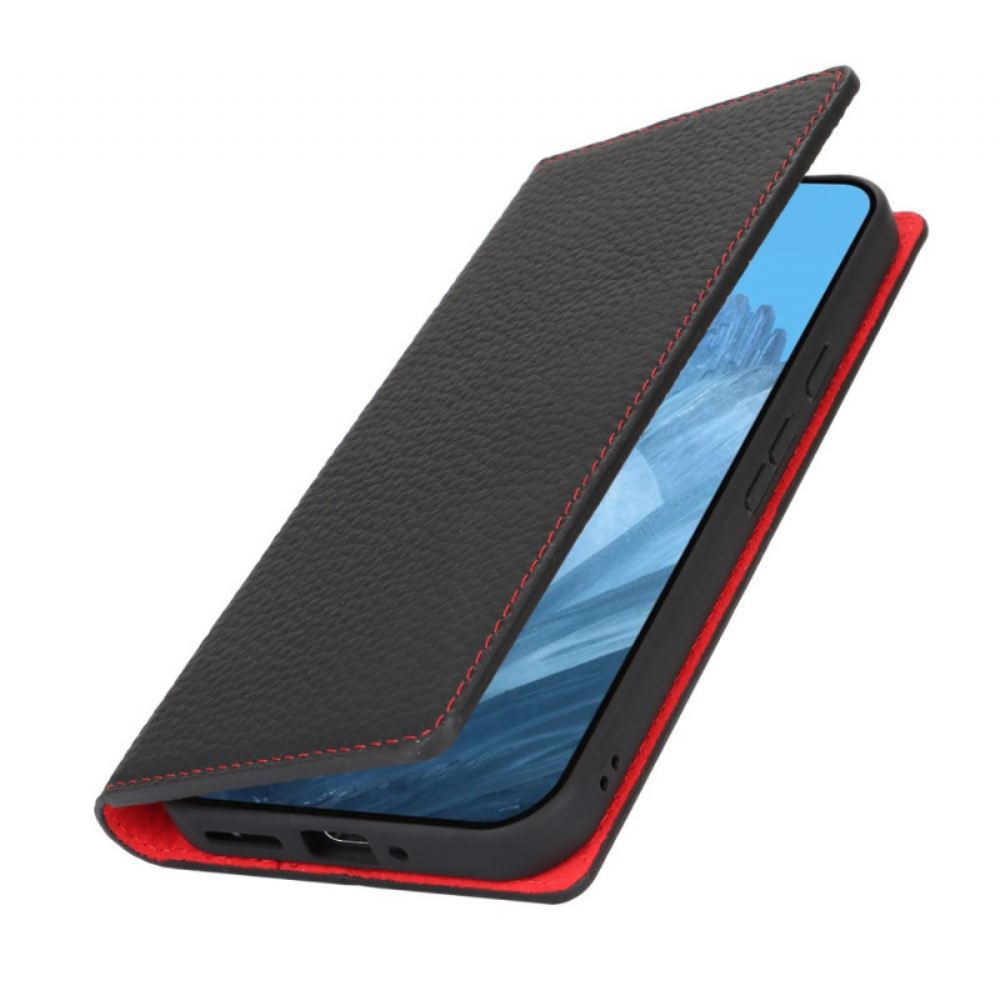 Kožené Pouzdro Folio Google Pixel 9 Pro Textura Litchi S Ramenním Popruhem