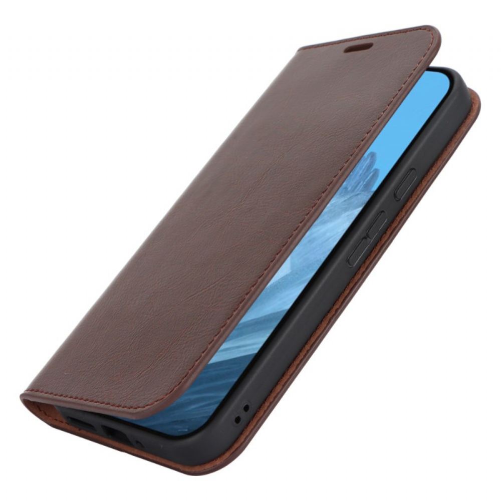 Kožené Pouzdro Folio Google Pixel 9 Pro Štípaná Kůže