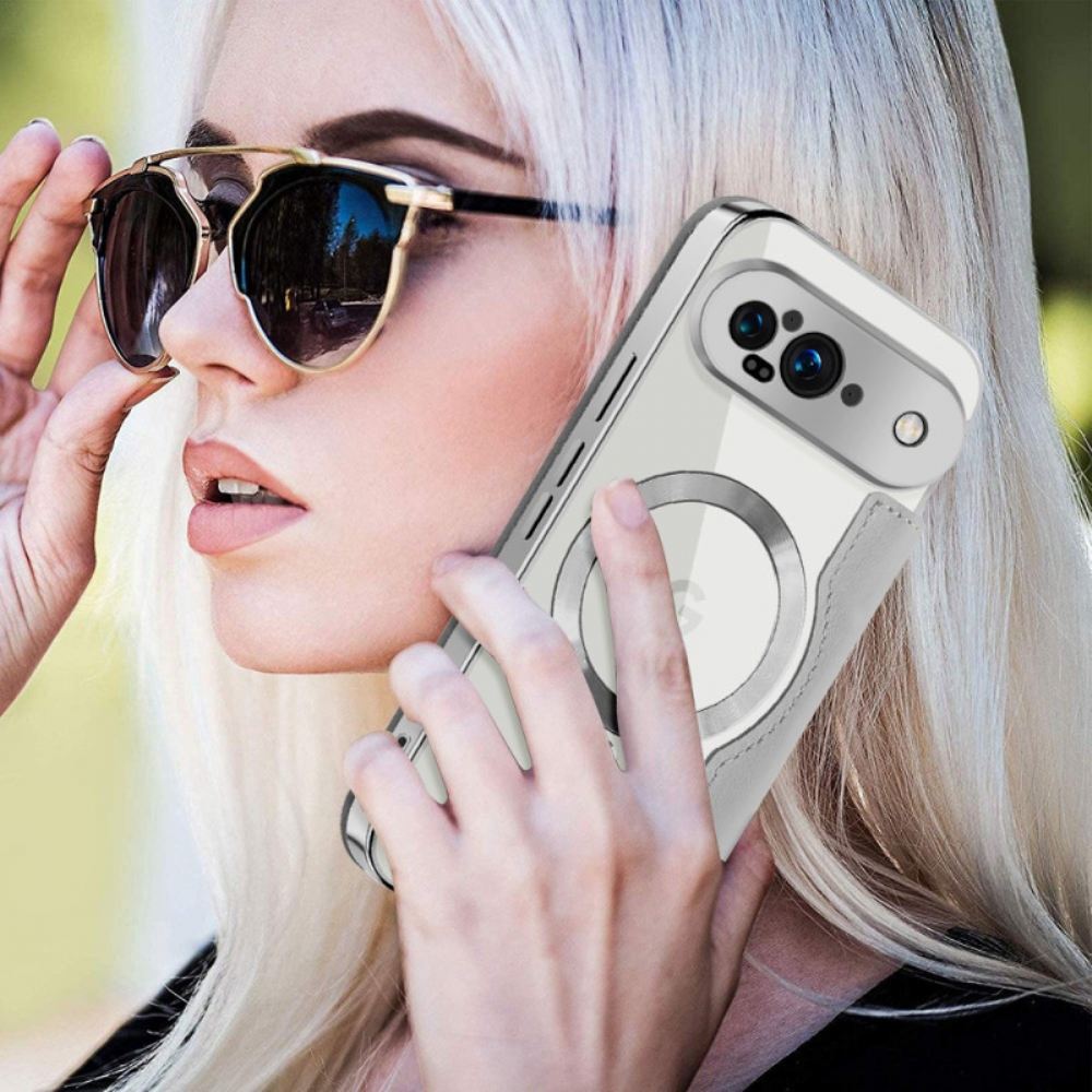 Kožené Pouzdro Google Pixel 9 Pro Magsafe Kompatibilní S Polstrováním