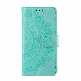 Kožený Kryt Google Pixel 9 Pro Mandala Sun S Popruhem