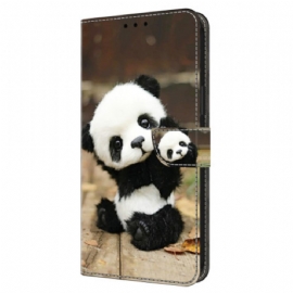 Kožený Kryt Google Pixel 9 Pro Panda Vzor