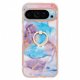 Kryt Google Pixel 9 Pro Kryty Na Mobil Prsten Mléčné Dráhy Z Modrého Mramoru