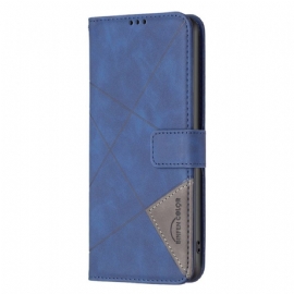Kožený Kryt Na Samsung Galaxy M55 5g Geometrie Binfen Color