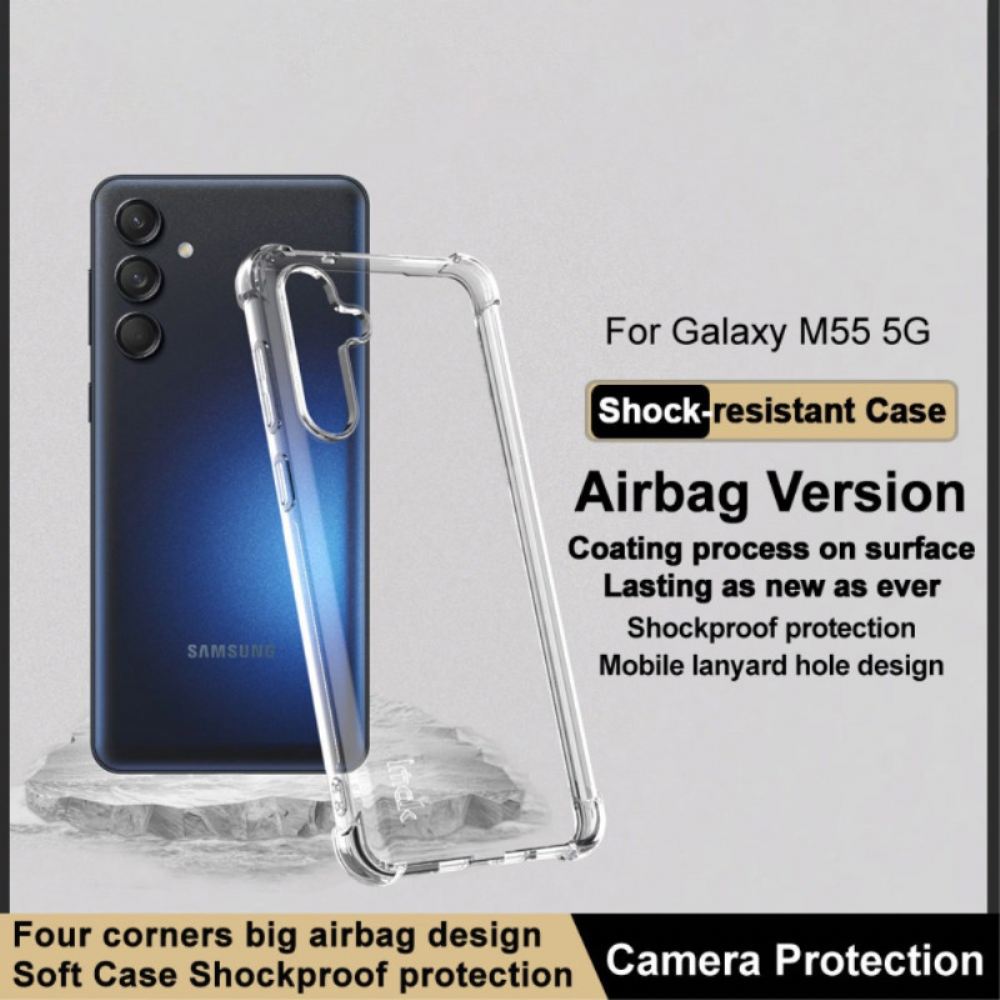 Kryt Samsung Galaxy M55 5g Průhledný Airbag Imak