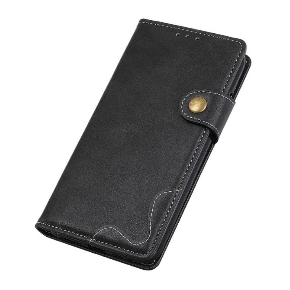 Flipové Pouzdro Na Xiaomi Redmi 10C Efektní Šití