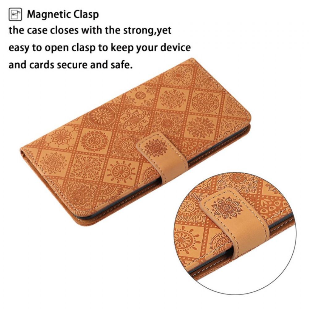 Flipové Pouzdro Na Xiaomi Redmi 10C Gobelínový Vzor
