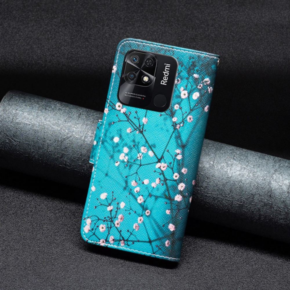 Flipové Pouzdro Na Xiaomi Redmi 10C Kvetoucí Větve
