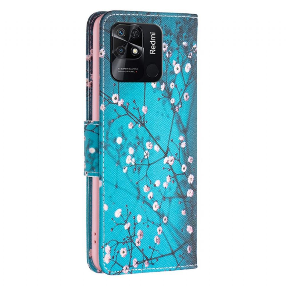 Flipové Pouzdro Na Xiaomi Redmi 10C Kvetoucí Větve