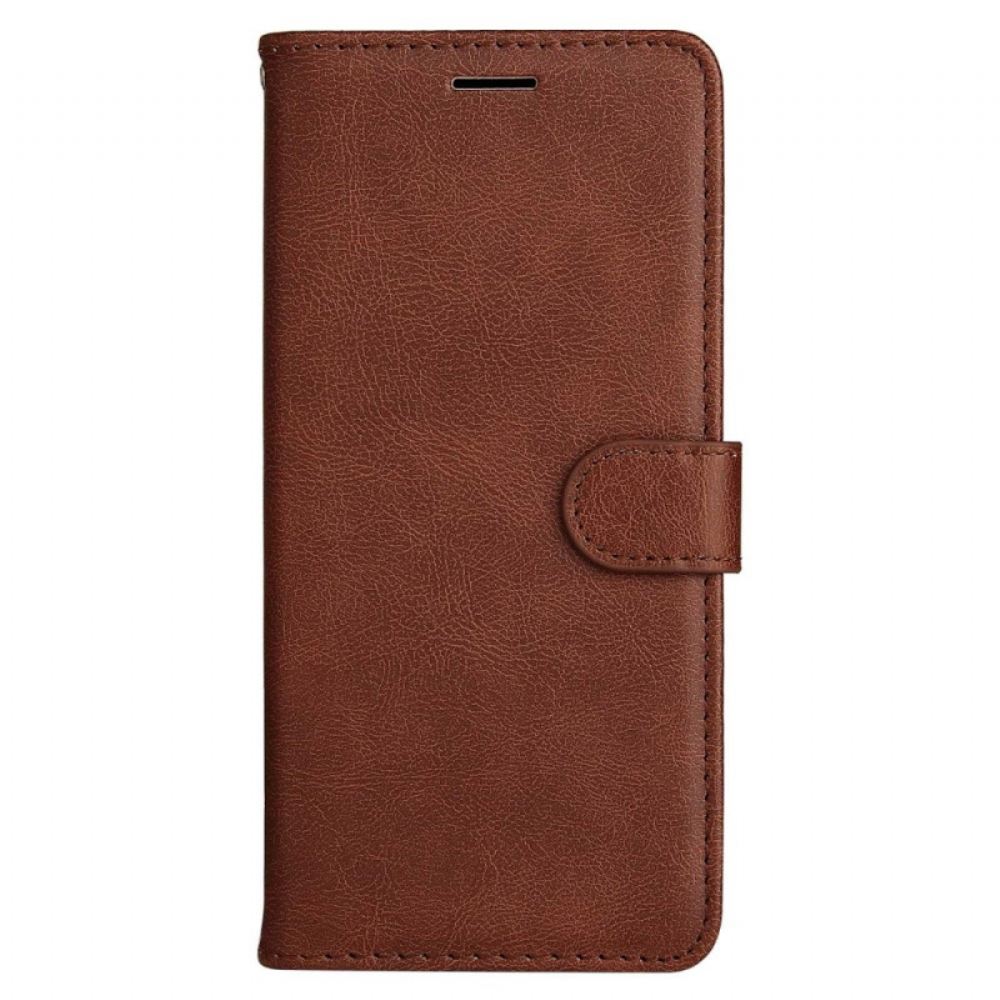 Flipové Pouzdro Na Xiaomi Redmi 10C Na Lana Obyčejný S Popruhem