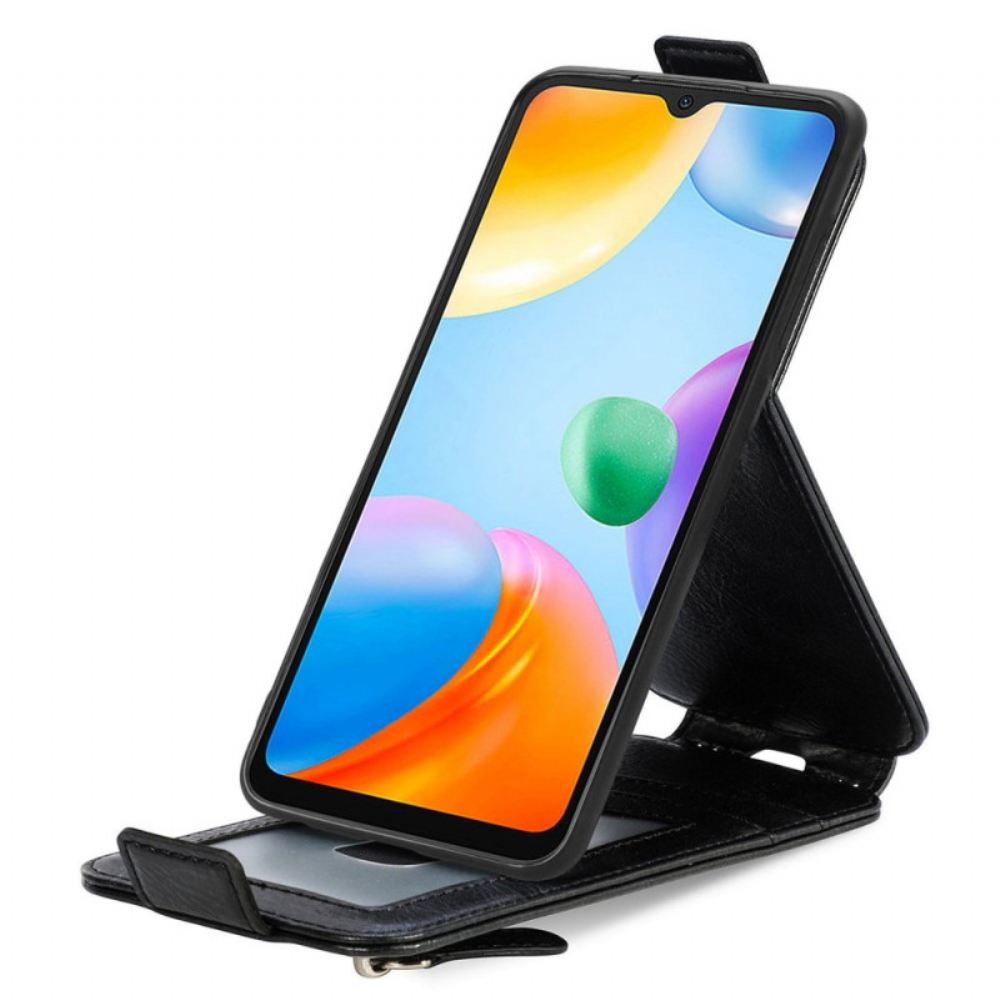Flipové Pouzdro Na Xiaomi Redmi 10C Peněženkové Pouzdro Kožené Pouzdro Vertikální S Peněženkou