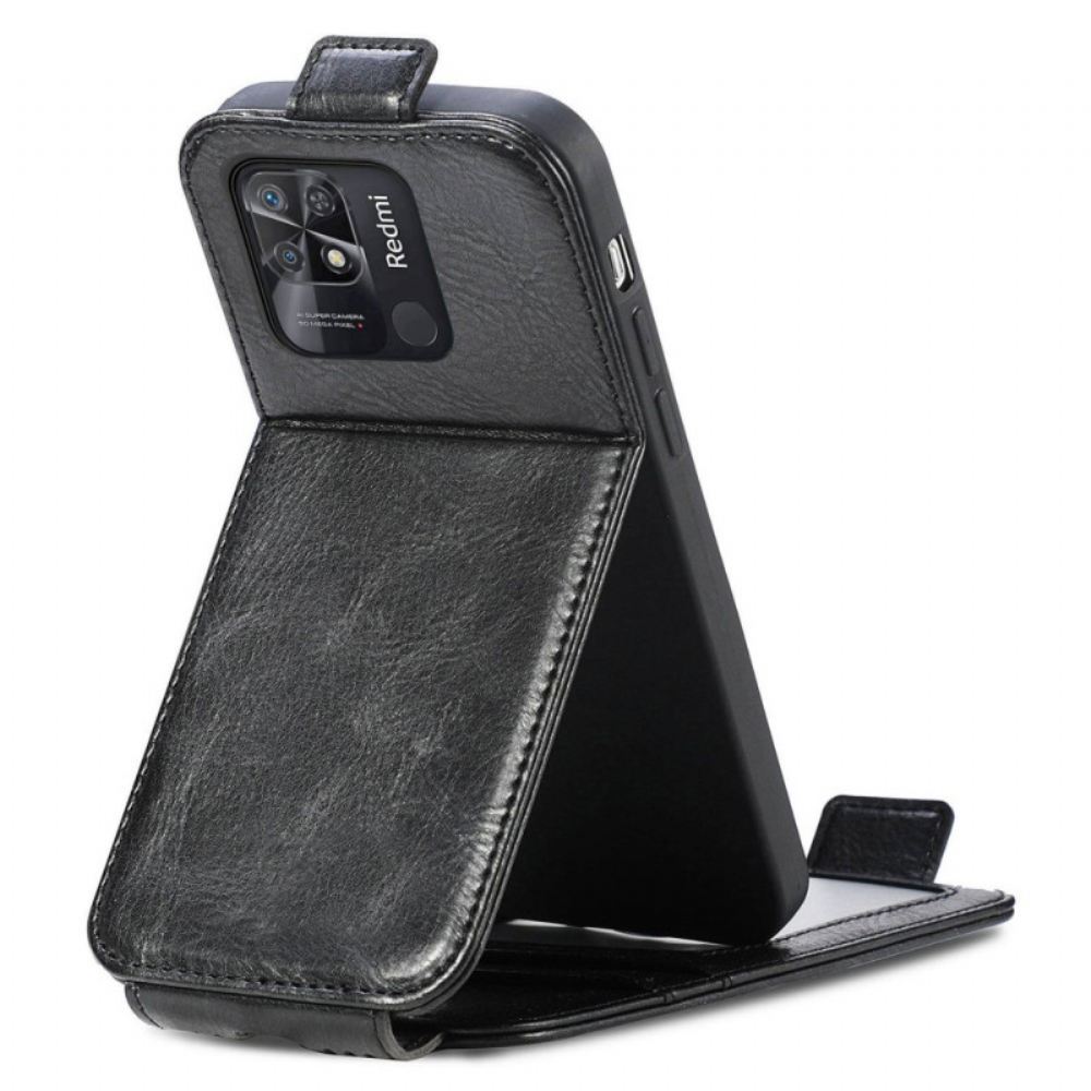 Flipové Pouzdro Na Xiaomi Redmi 10C Peněženkové Pouzdro Kožené Pouzdro Vertikální S Peněženkou