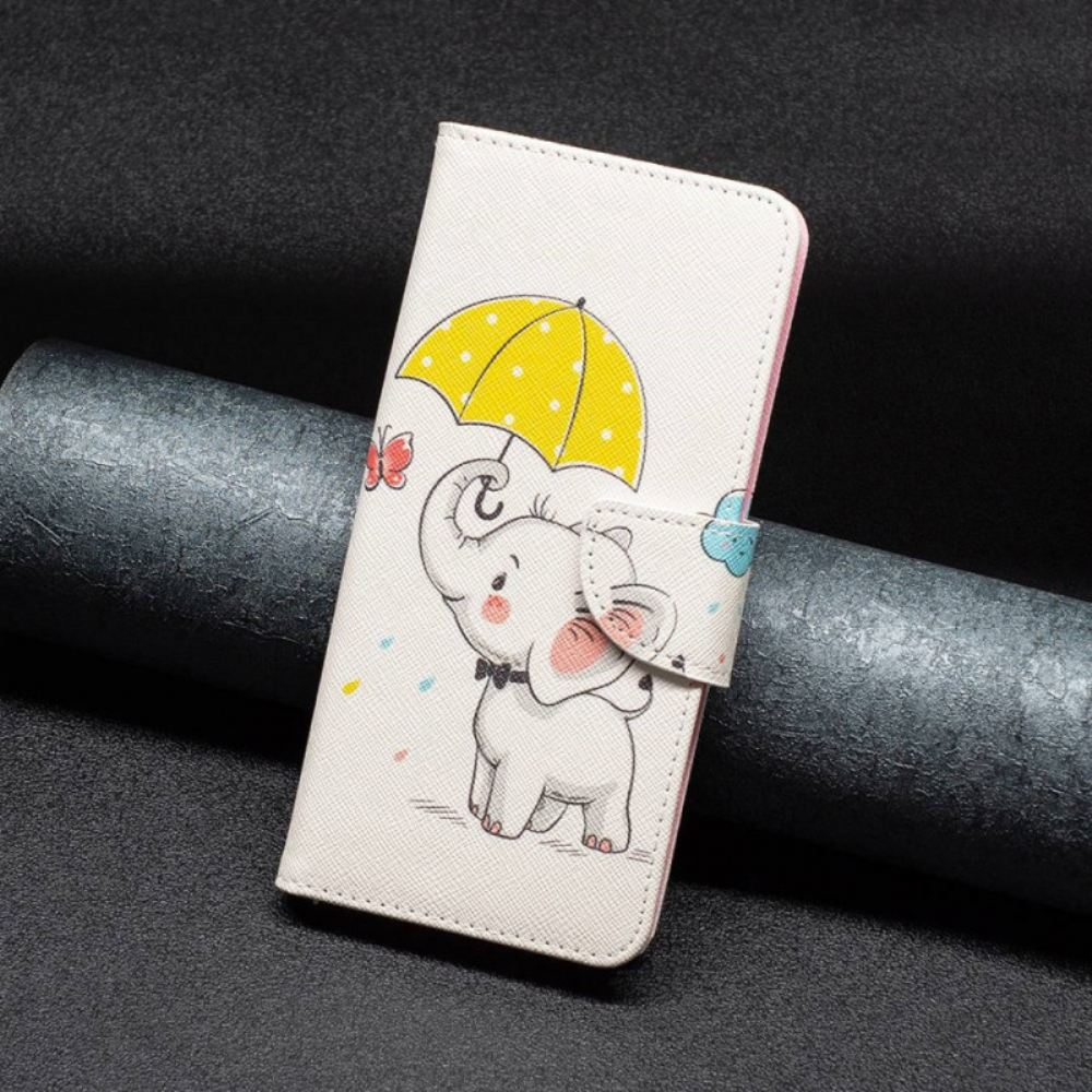 Flipové Pouzdro Na Xiaomi Redmi 10C Sloní Deštník
