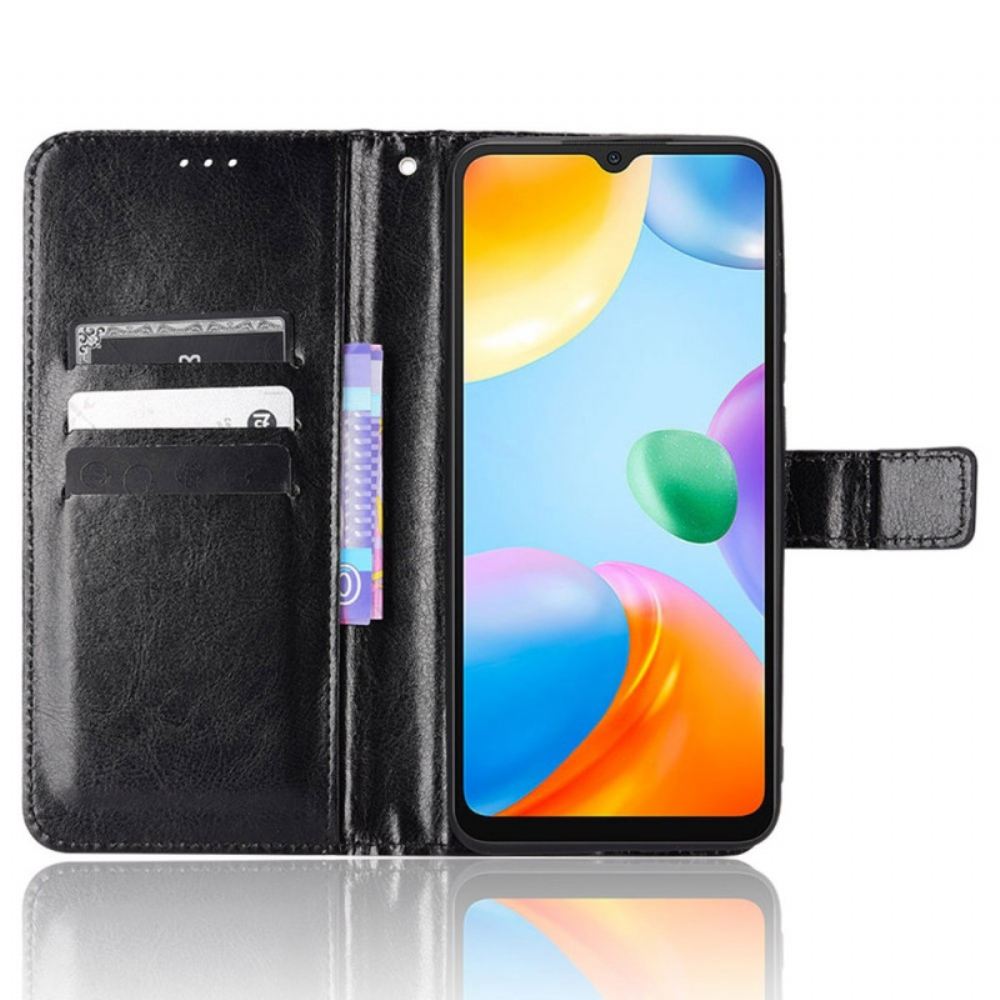 Flipové Pouzdro Na Xiaomi Redmi 10C Třpytivá Umělá Kůže