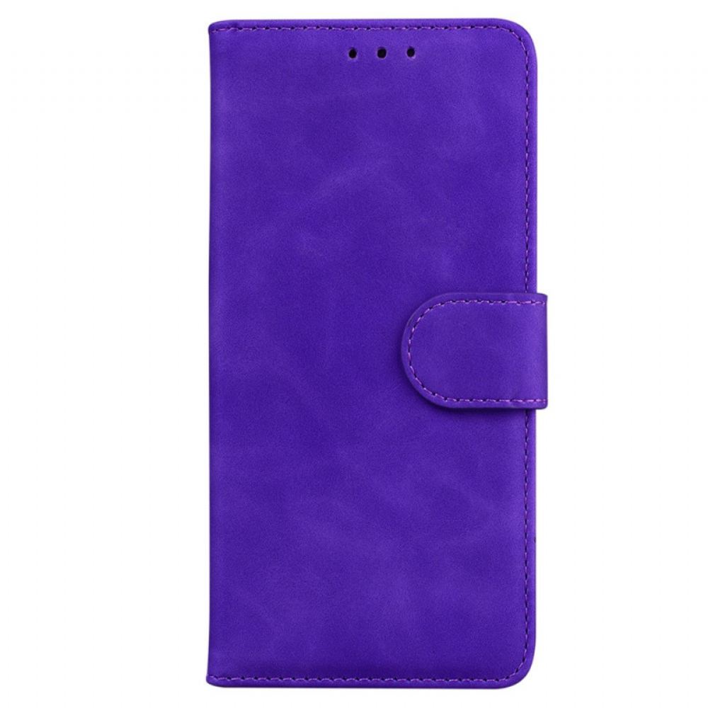 Kožené Pouzdro Na Xiaomi Redmi 10C Obyčejná Umělá Kůže