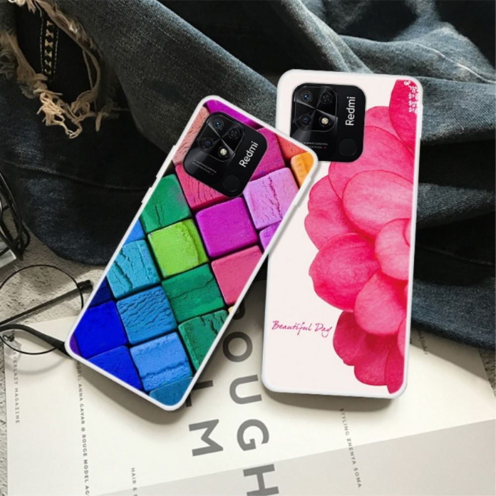 Kryt Na Xiaomi Redmi 10C Květinová Variace