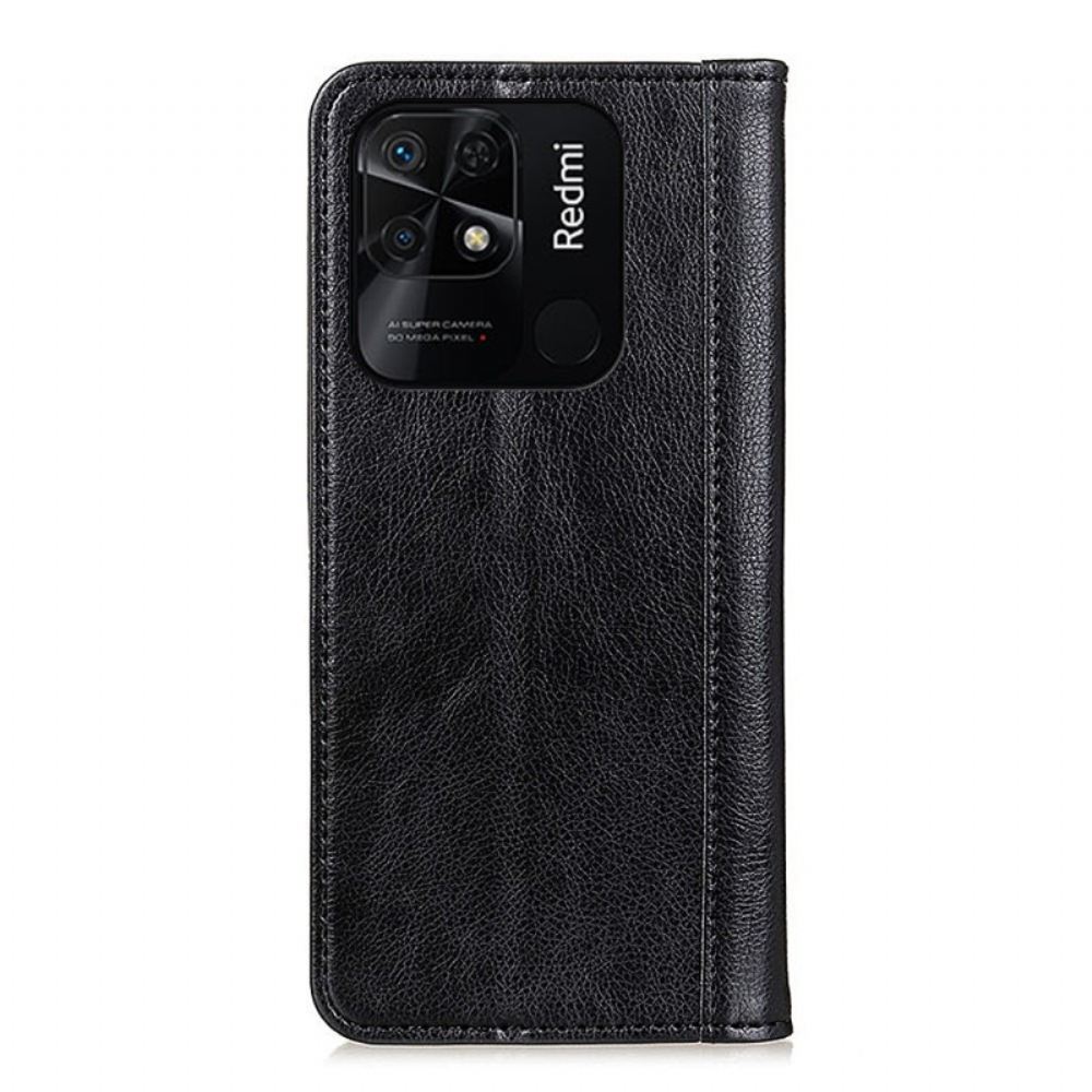 Kryty Na Mobil Na Xiaomi Redmi 10C Flipové Pouzdro Barevná Dělená Kůže