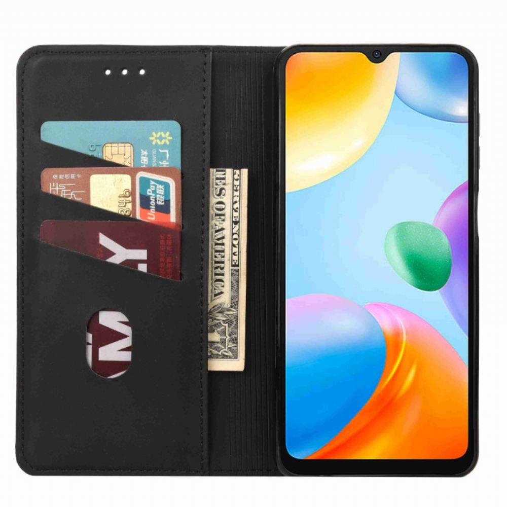 Kryty Na Mobil Na Xiaomi Redmi 10C Flipové Pouzdro Dvoubarevná S Nýtem