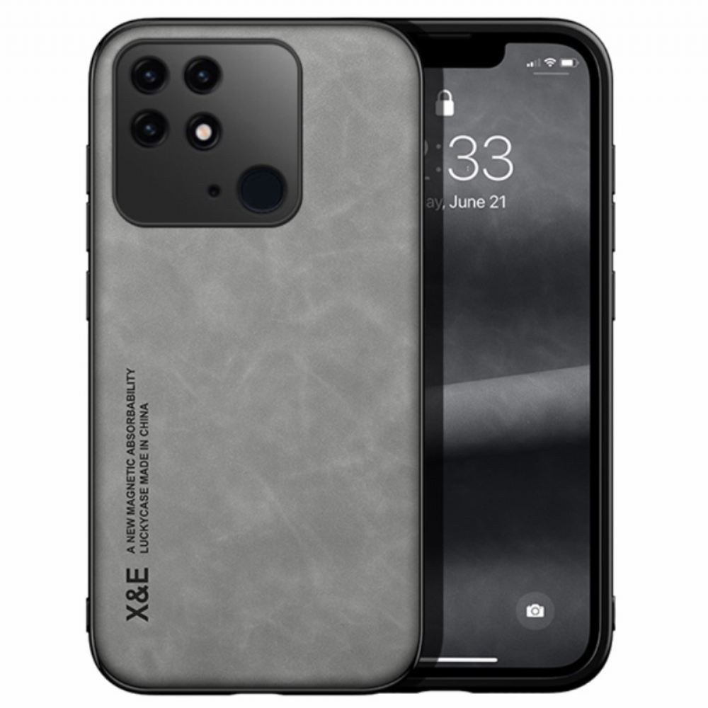 Kryty Na Mobil Na Xiaomi Redmi 10C Kůže S X&e Efektem Kůže