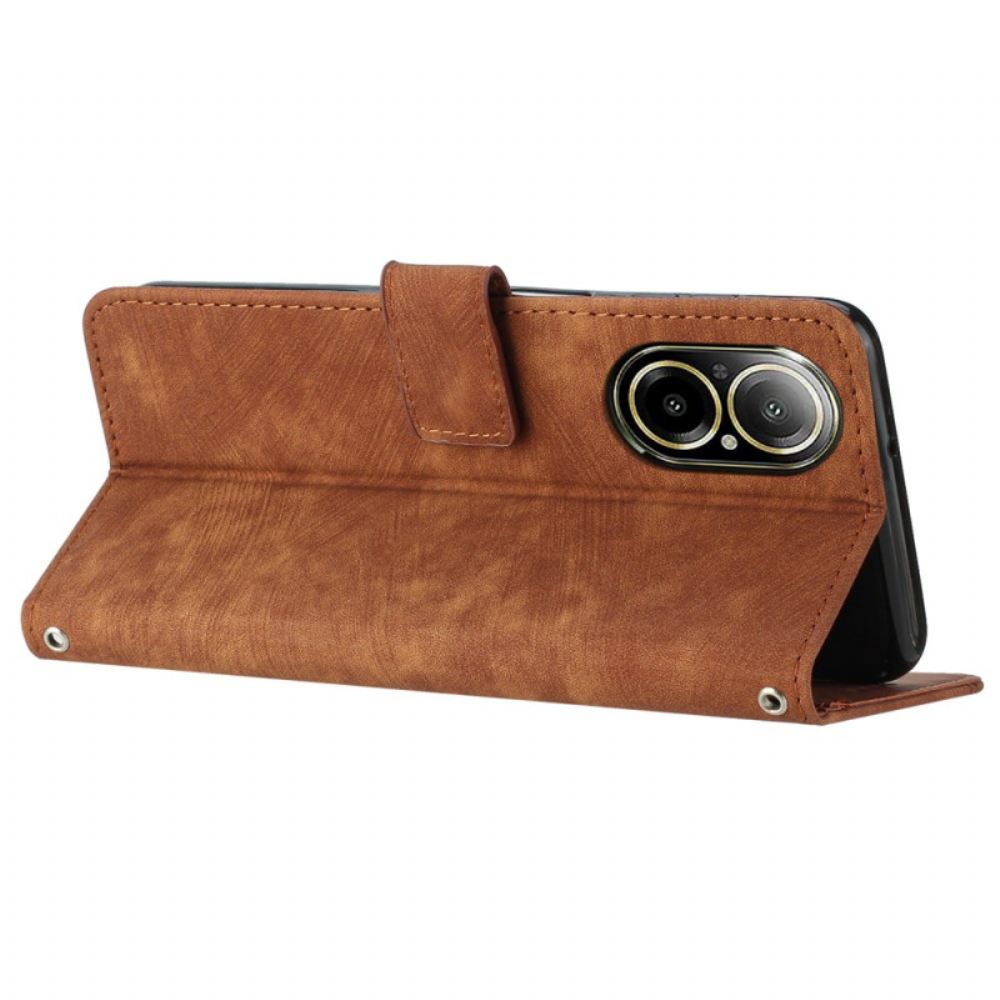 Kožený Kryt Realme C67 Retro Design