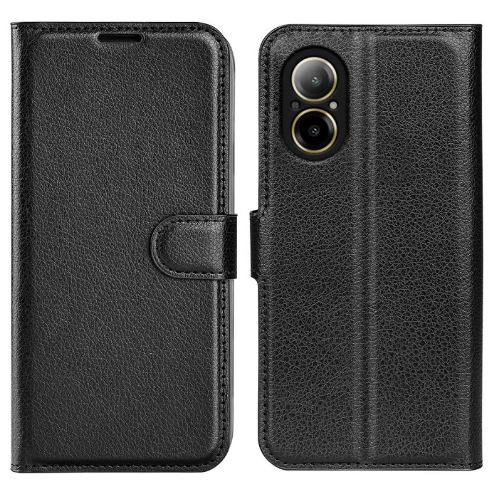 Kožený Kryt Realme C67 Umělá Kůže Lychee