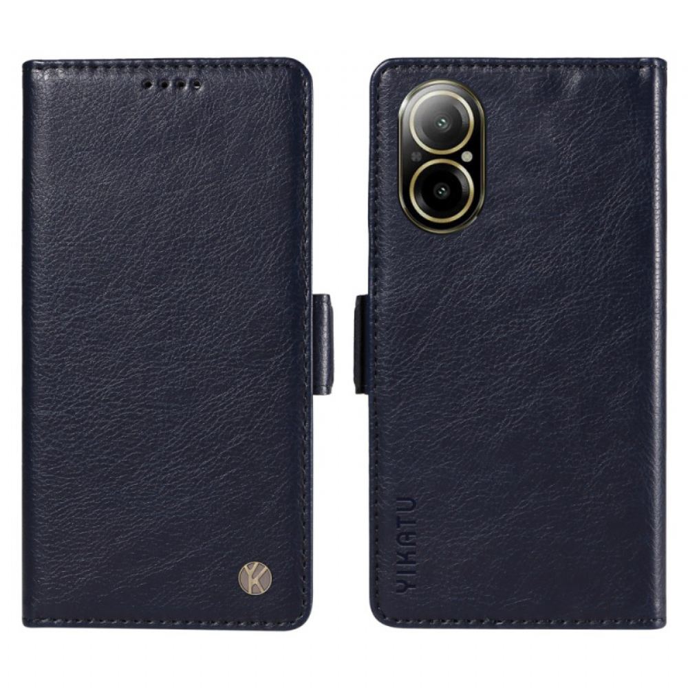 Kožený Kryt Realme C67 Yikatu