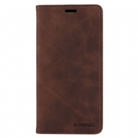 Kožené Pouzdro Realme C53 Kryty Na Mobil Rfid Blokovací Betopnice