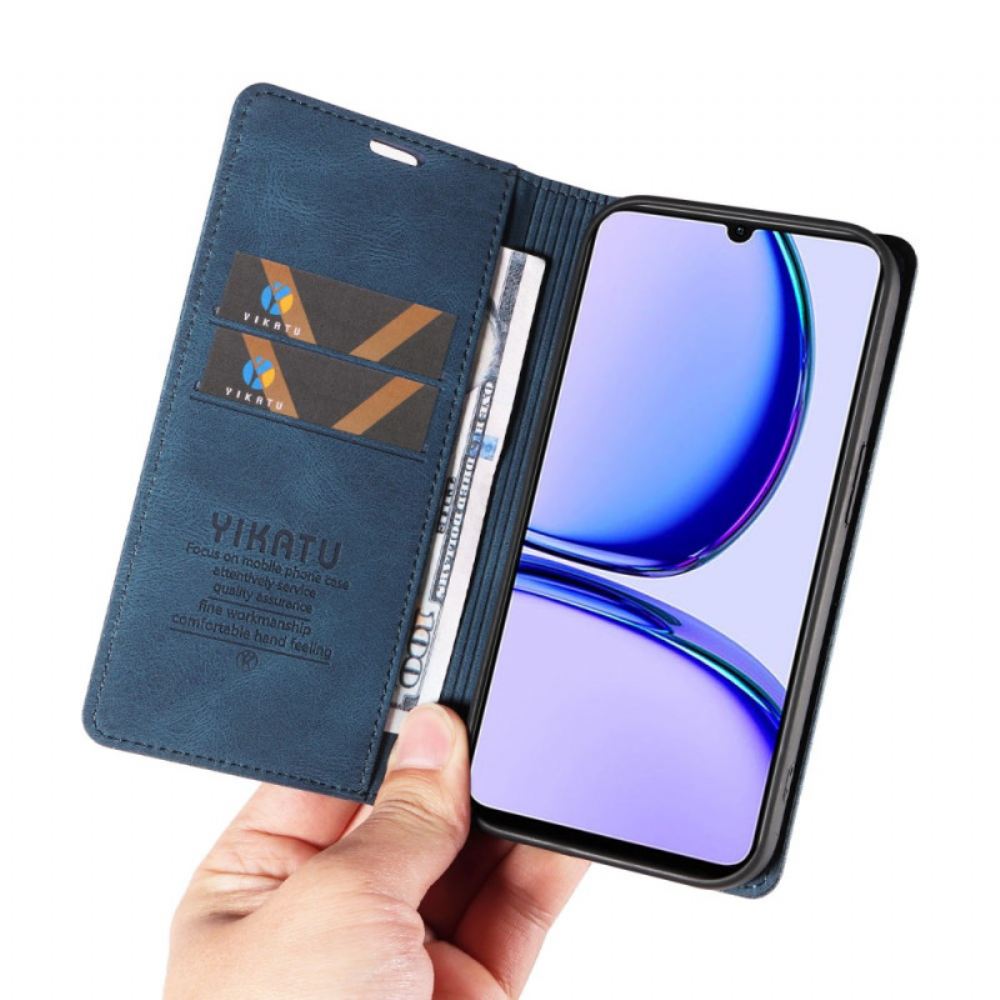 Kožené Pouzdro Realme C53 Kryty Na Mobil Yikatu