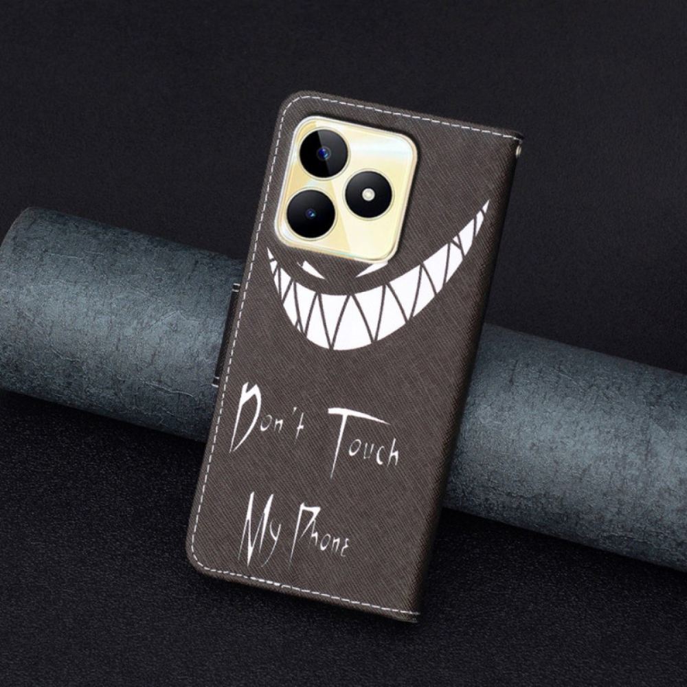 Kožený Kryt Realme C53 Zlý Telefon