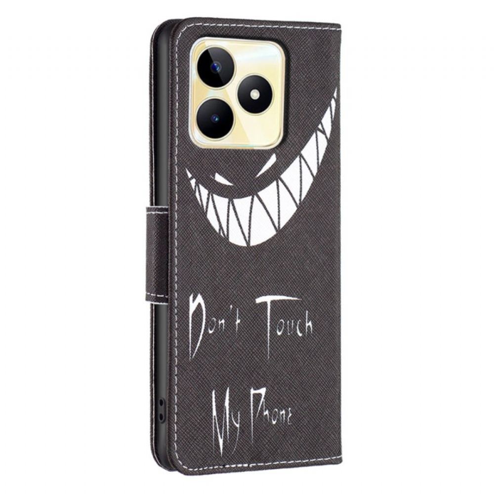 Kožený Kryt Realme C53 Zlý Telefon