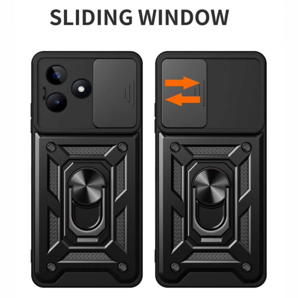 Kryt Realme C53 Držák Na Prsten A Ochrana Objektivu