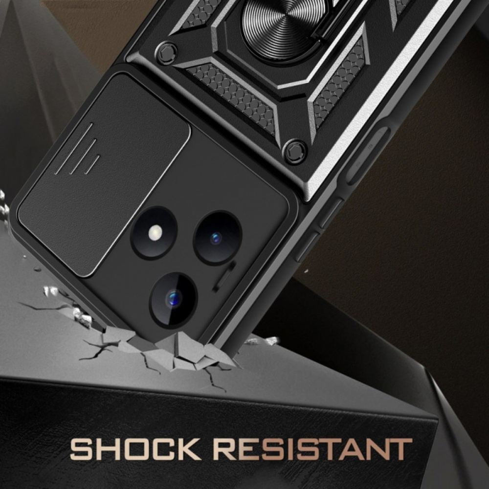 Kryt Realme C53 Držák Na Prsten A Ochrana Objektivu