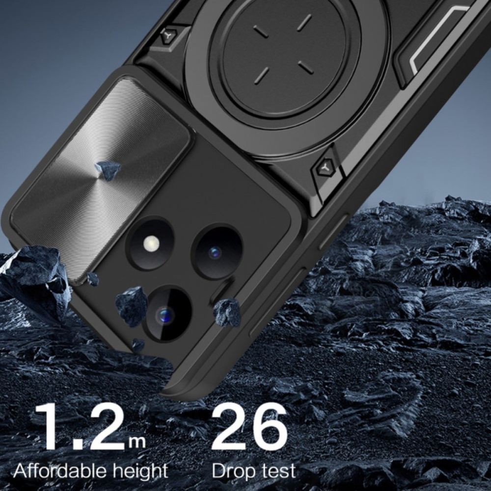 Kryt Realme C53 Kryty Na Mobil Otočný Držák A Ochrana Fotoaparátu