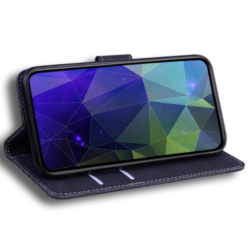 Peněženková Pouzdra Realme C53 Kryty Na Mobil Viditelné Prošívání