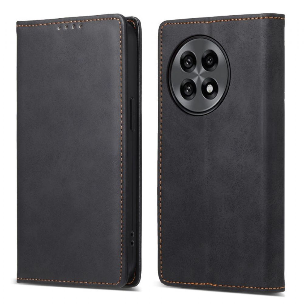 Kožené Pouzdro Folio Na Oneplus 13r Blokování Rfid