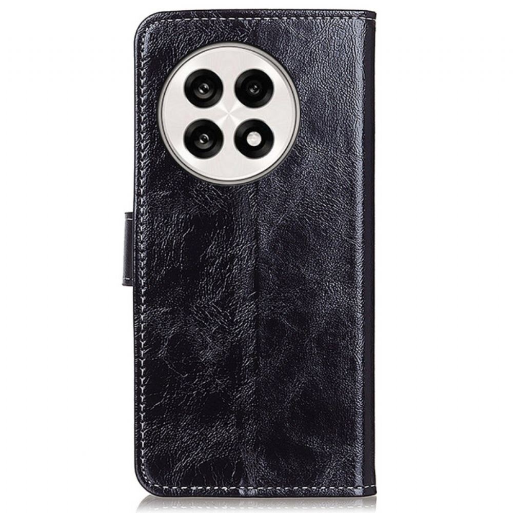 Kožený Kryt Na Oneplus 13r Lesklý Vzor