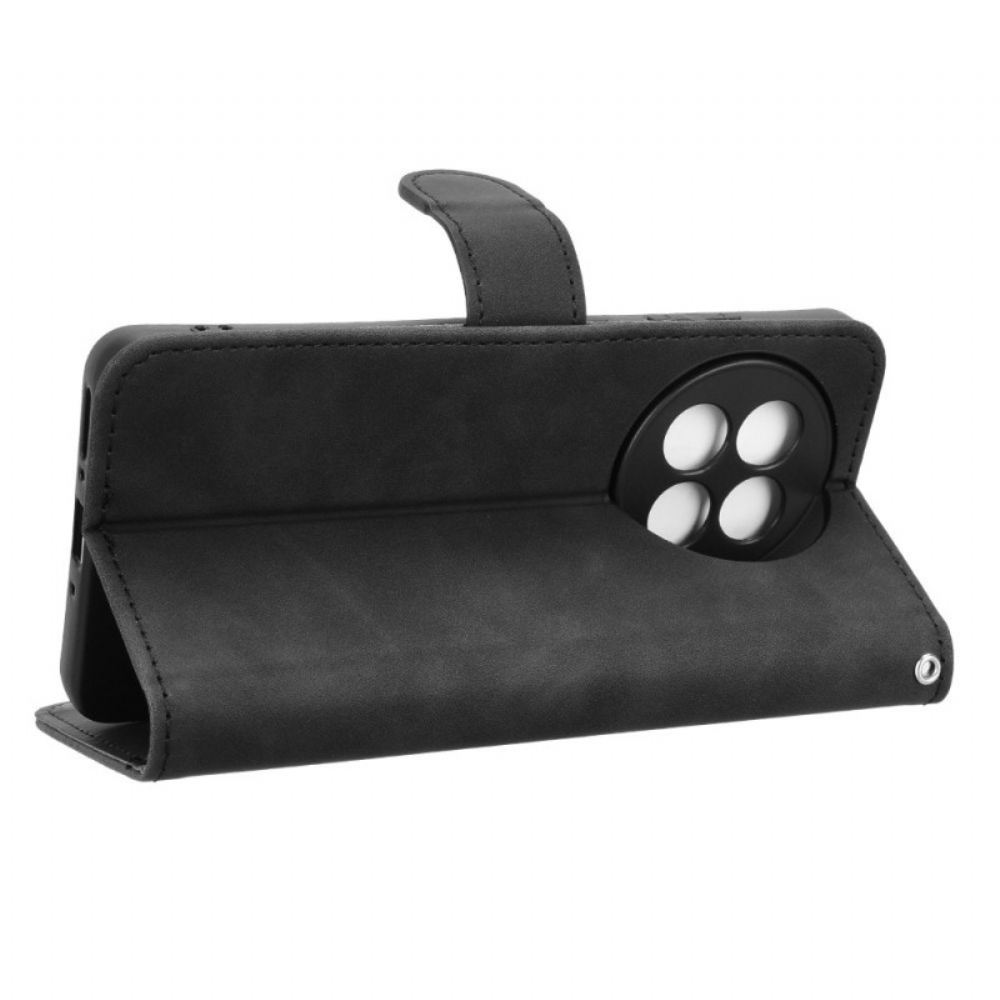 Kožený Kryt Na Oneplus 13r Semiš Styl