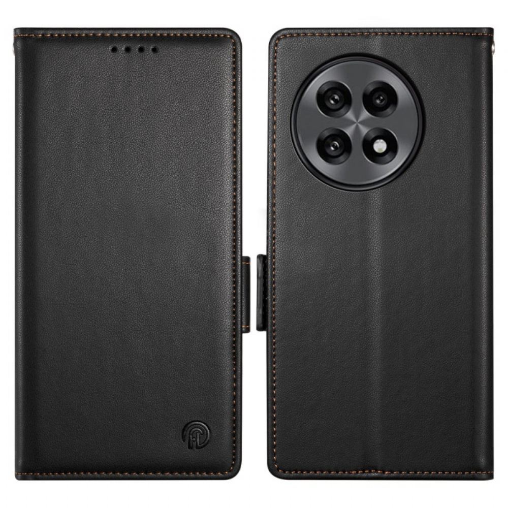 Kožený Kryt Oneplus 13r Dekorativní Nýt