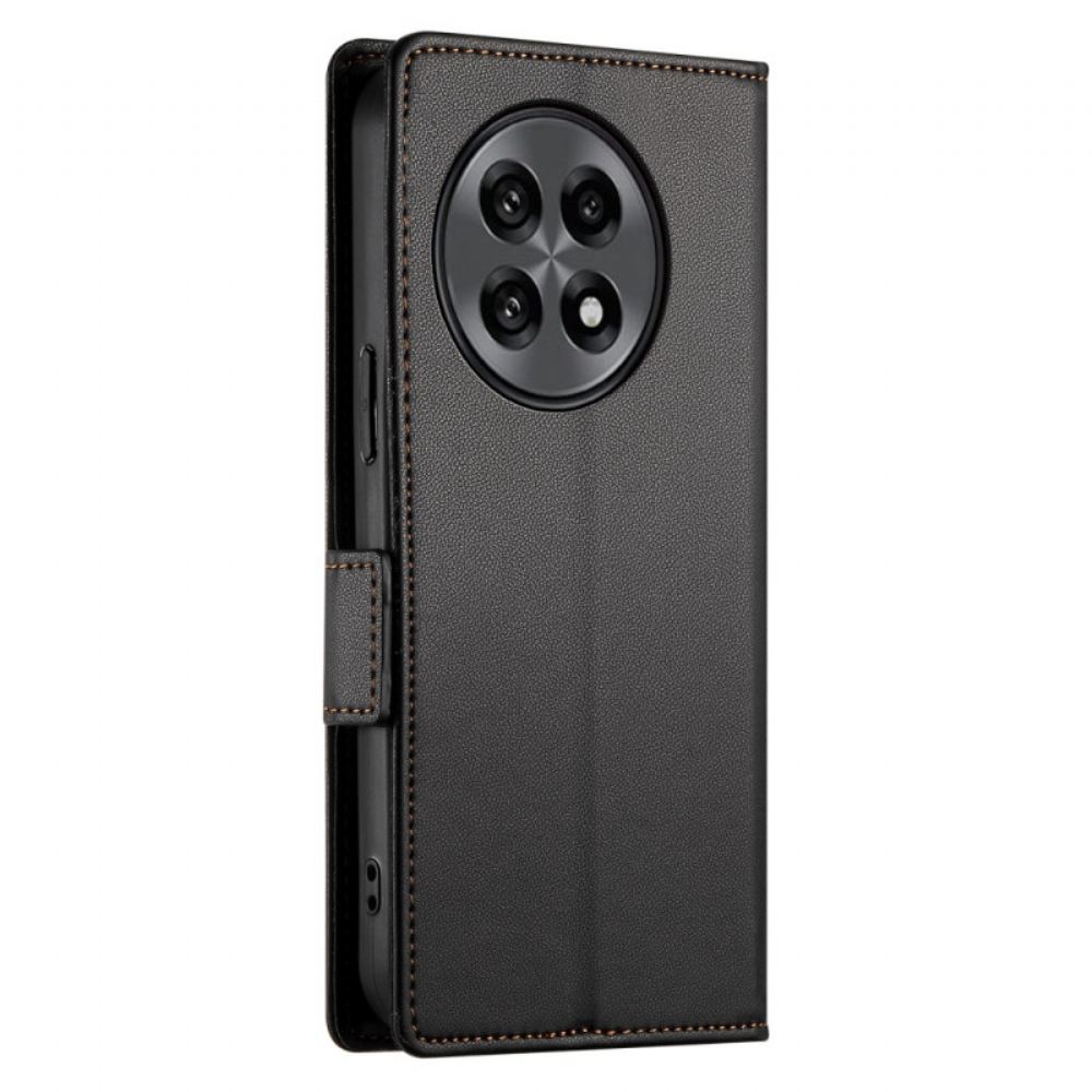 Kožený Kryt Oneplus 13r Dekorativní Nýt