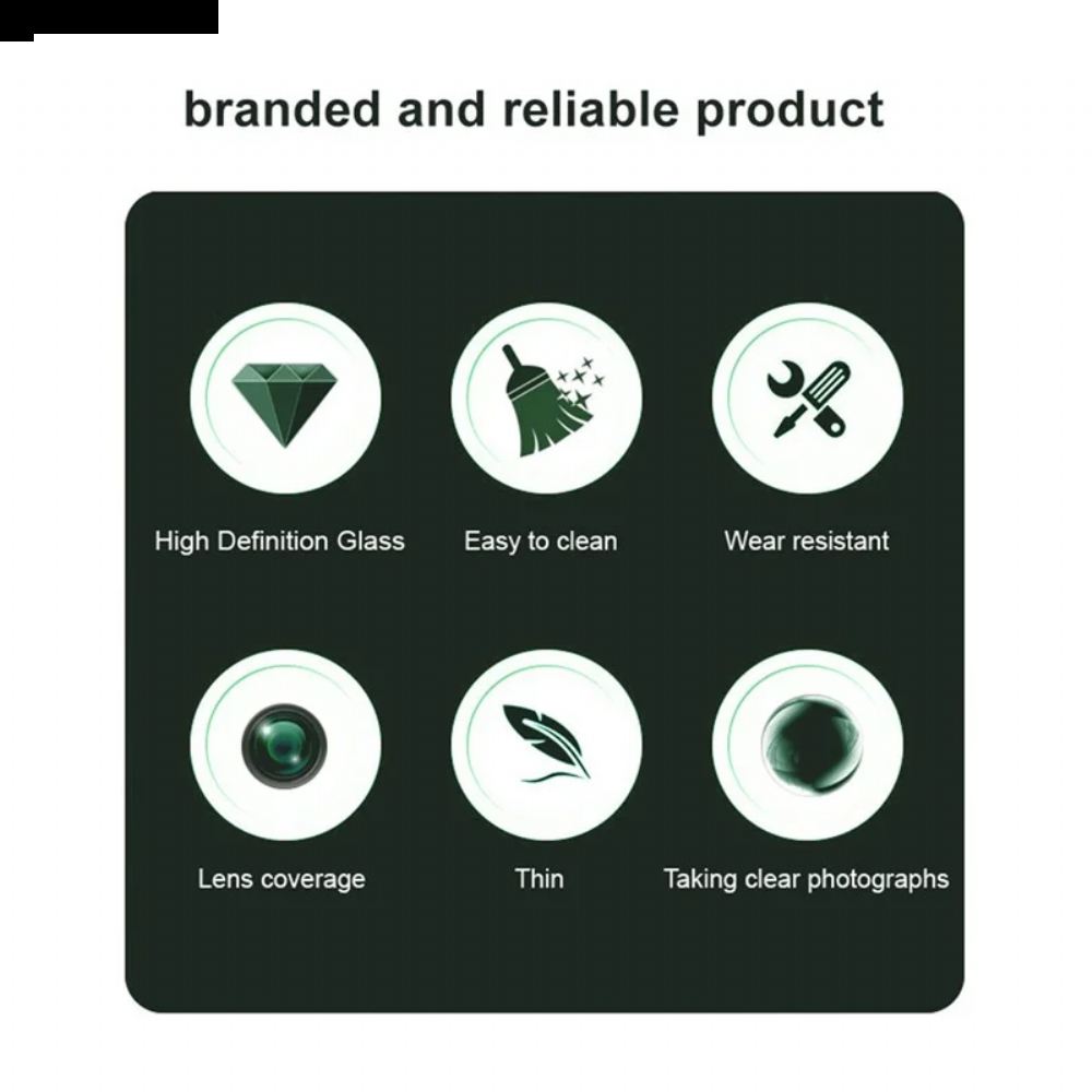 Ochranný Kryt Objektivu Z Tvrzeného Skla Pro Oneplus 13r (černá Verze)