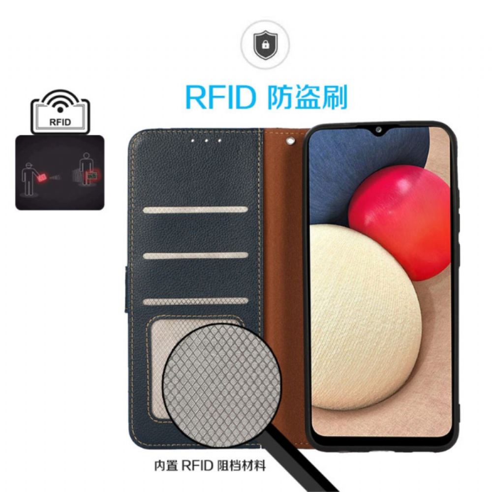 Peněženková Pouzdra Oneplus 13r Khazneh Dvoubarevná Rfid Ochrana