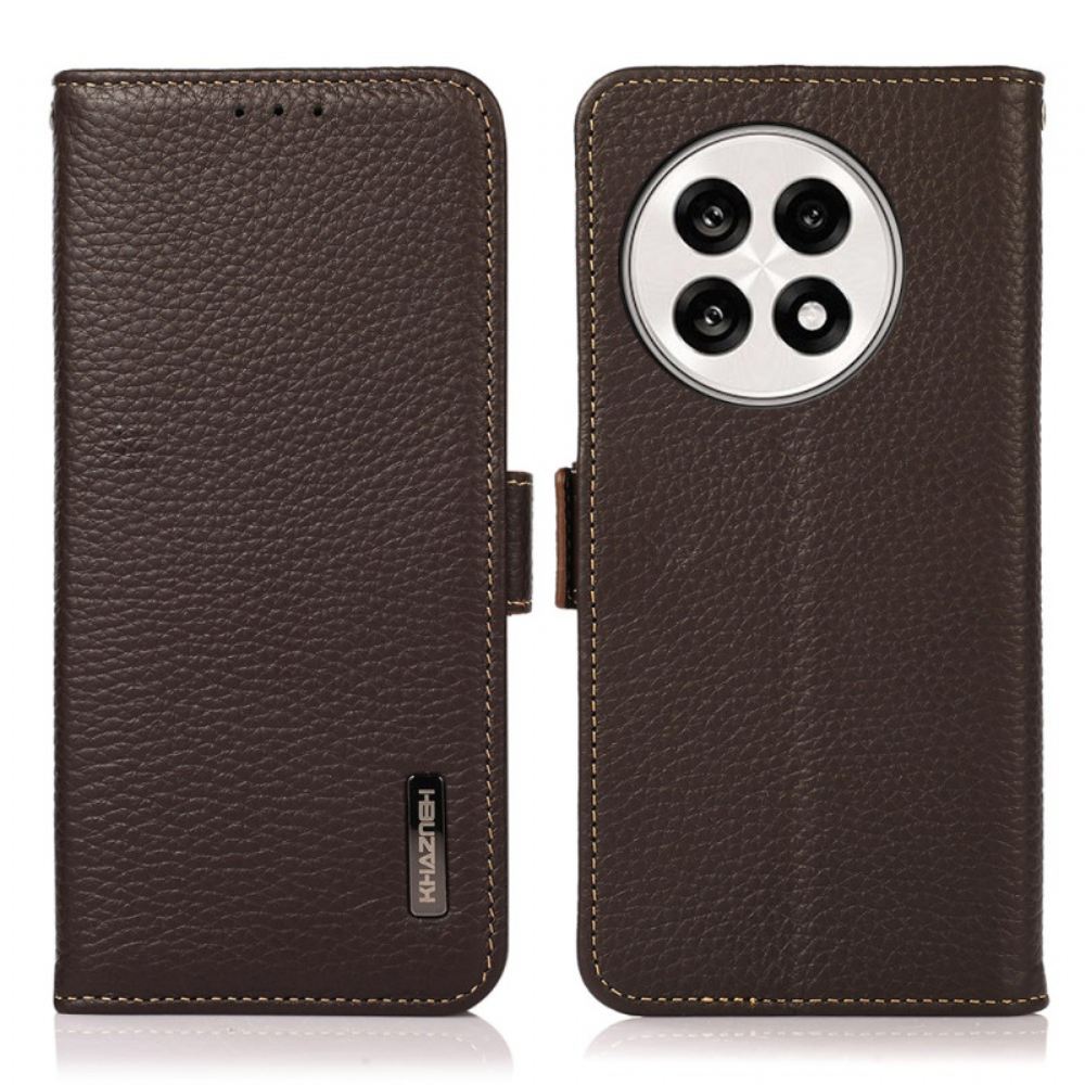 Peněženková Pouzdra Oneplus 13r Kryty Na Mobil Kožená Peněženka Khazneh S Rfid Ochranou